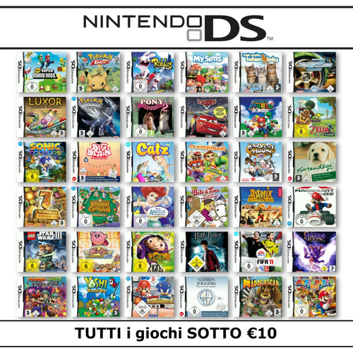 Nintendo nds gioco scelta - ds, a