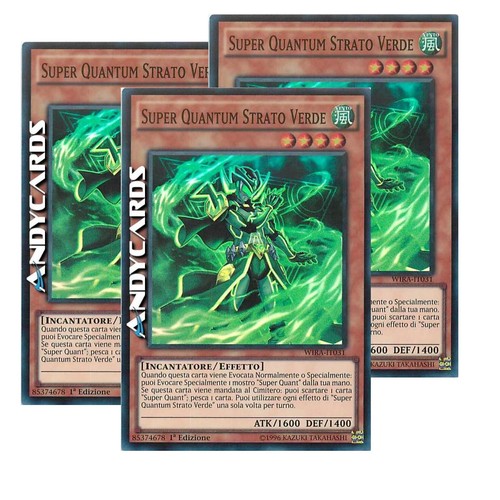 Super quantum strato verde - verde, 3x
